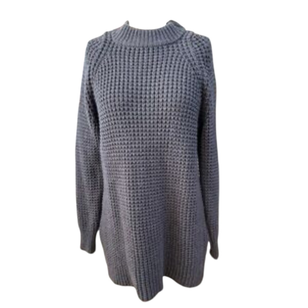 Everlane Gray wool Cowl Neck Sweater Cozy Knit